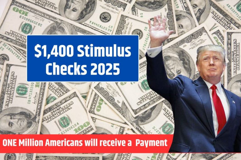 $1,400 Stimulus Checks 2025 Nearly One Million Taxpayers will soon Receive Stimulus Payments