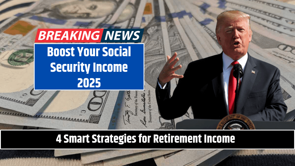 Boost Your Social Security Income 2025 4 Smart Strategies for Retirement Income