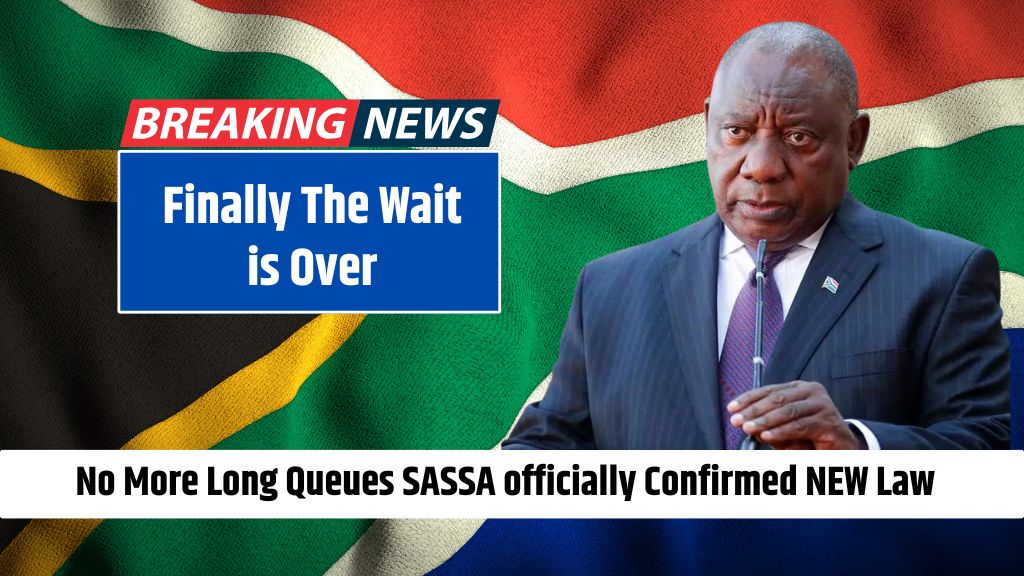 Finally The Wait is Over No More Long Queues SASSA officially Confirmed NEW Law